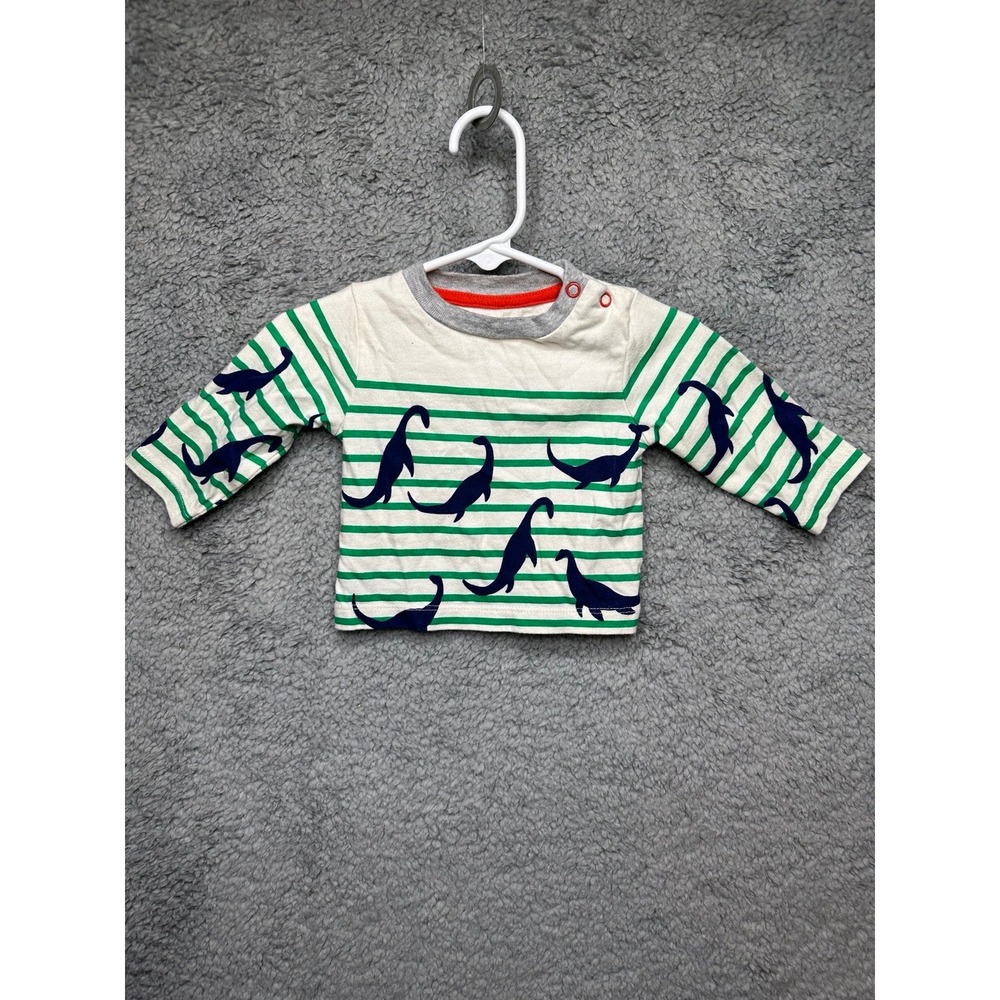 Baby Boden Dino print long sleeve shirt